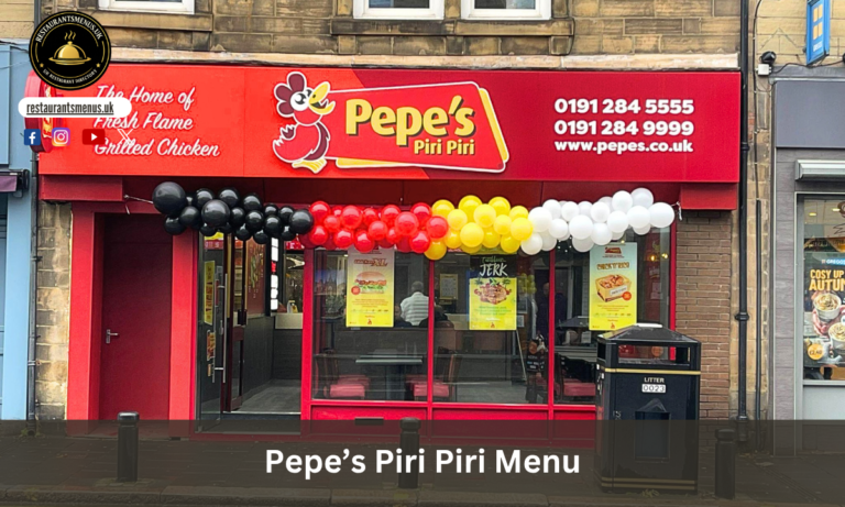 Pepe’s Piri Piri Menu