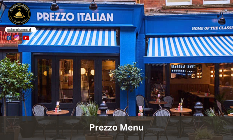 Prezzo Menu